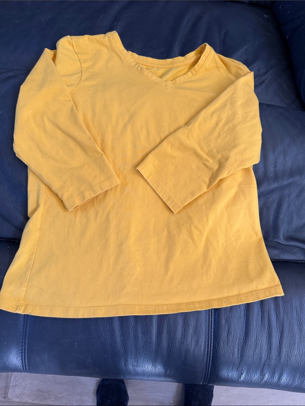 New gold t-shirt.